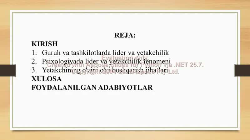 Guruh va tashkilotlarda lider va yetakchilik fenomeni 2