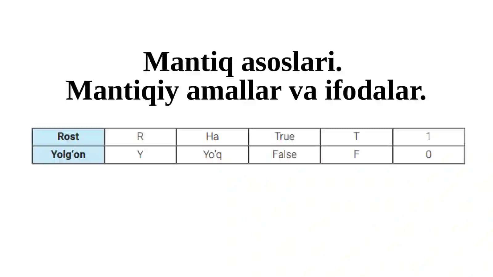 Kompyuterning texnik va dasturiy taʼminoti 2