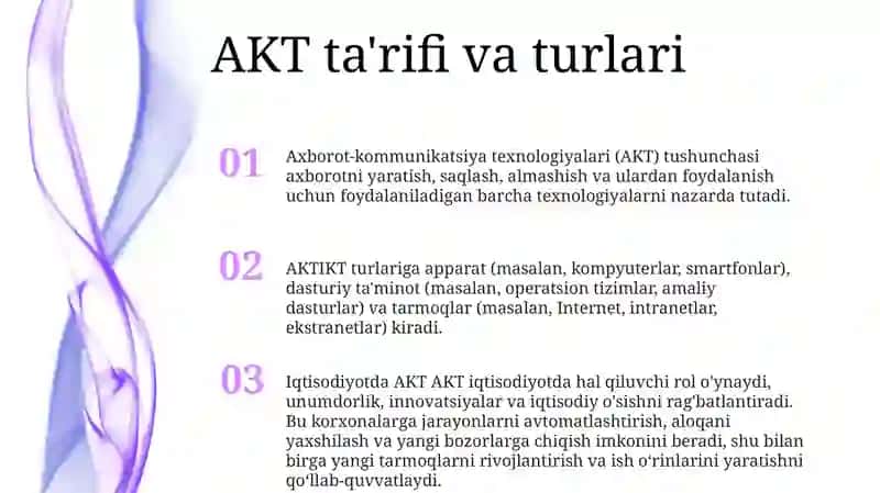 Iqtisodiyotda Axborot-Kommunikatsion Texnologiyalar Va Tizimlar 2