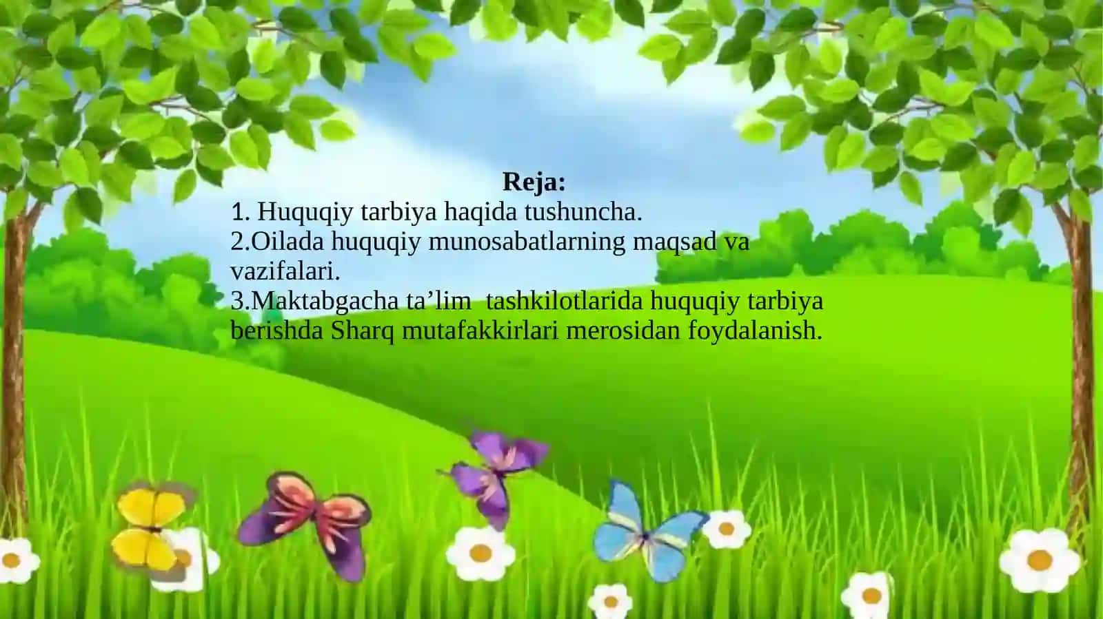 Maktabgacha yoshdagi bolalarga huquqiy tarbiya berish 2