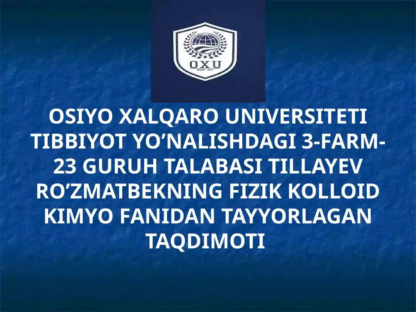 Oksikisolatalarning stereoizomeriyasi olinish usullari 2