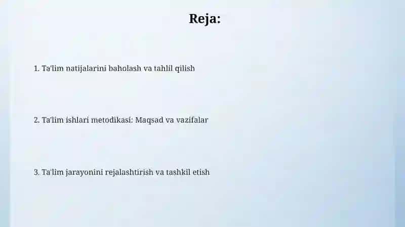 Tarbiyaviy ishlar metodikasi 2