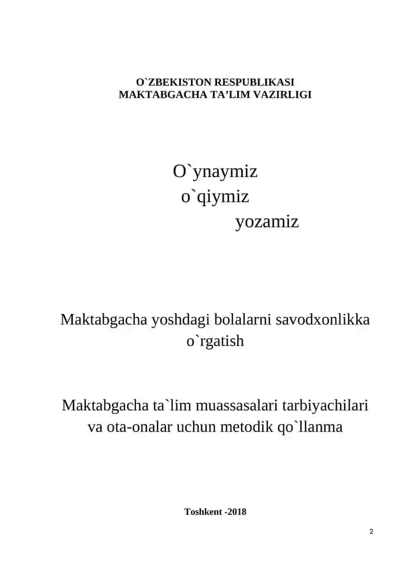 Tarbiyachi kitobi 2