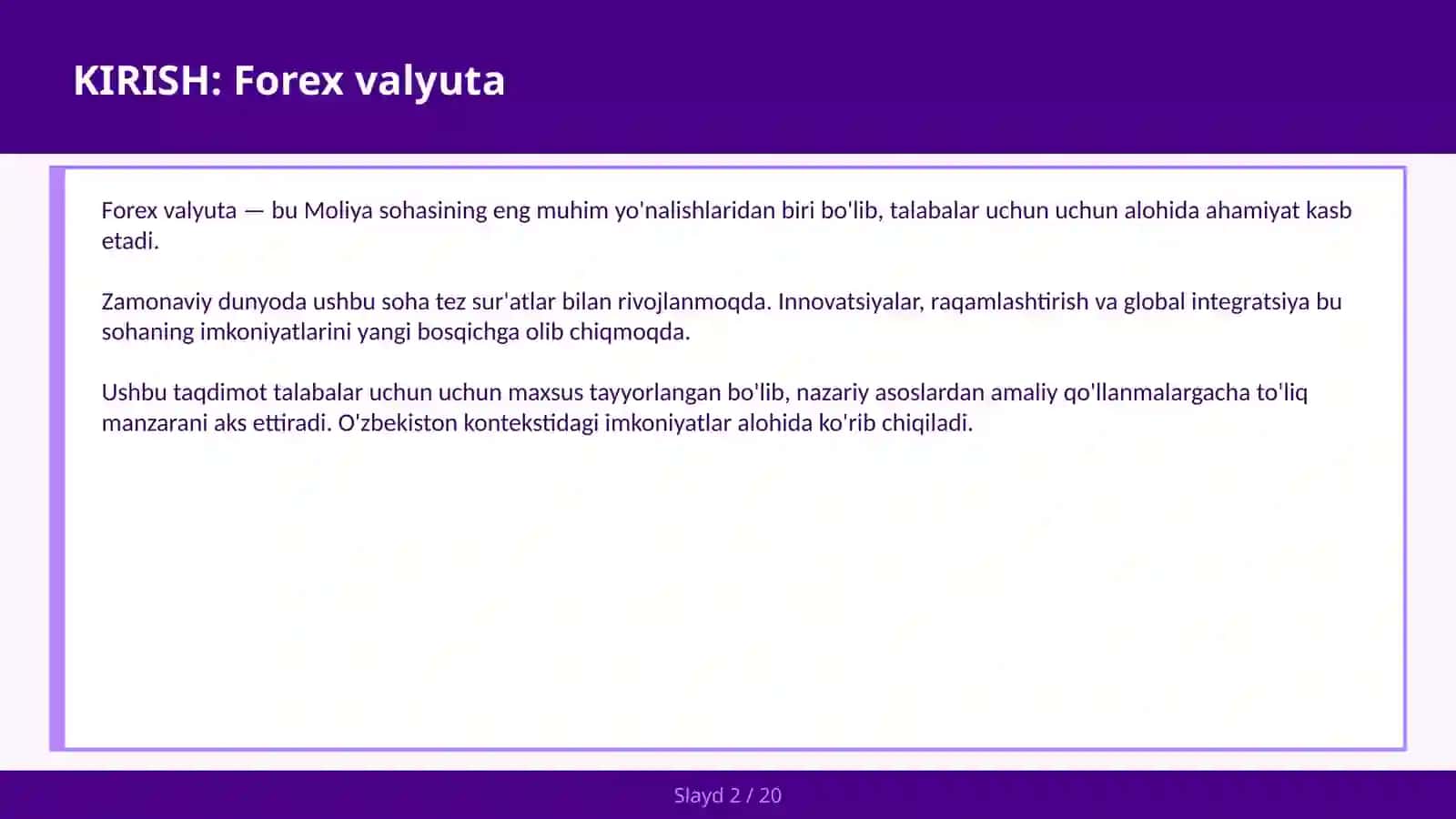 Forex valyuta 2