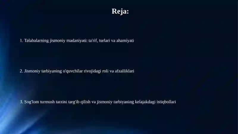 Talabalarning jismoniy madaniyati: ta'rif, turlari va ahamiyati 2