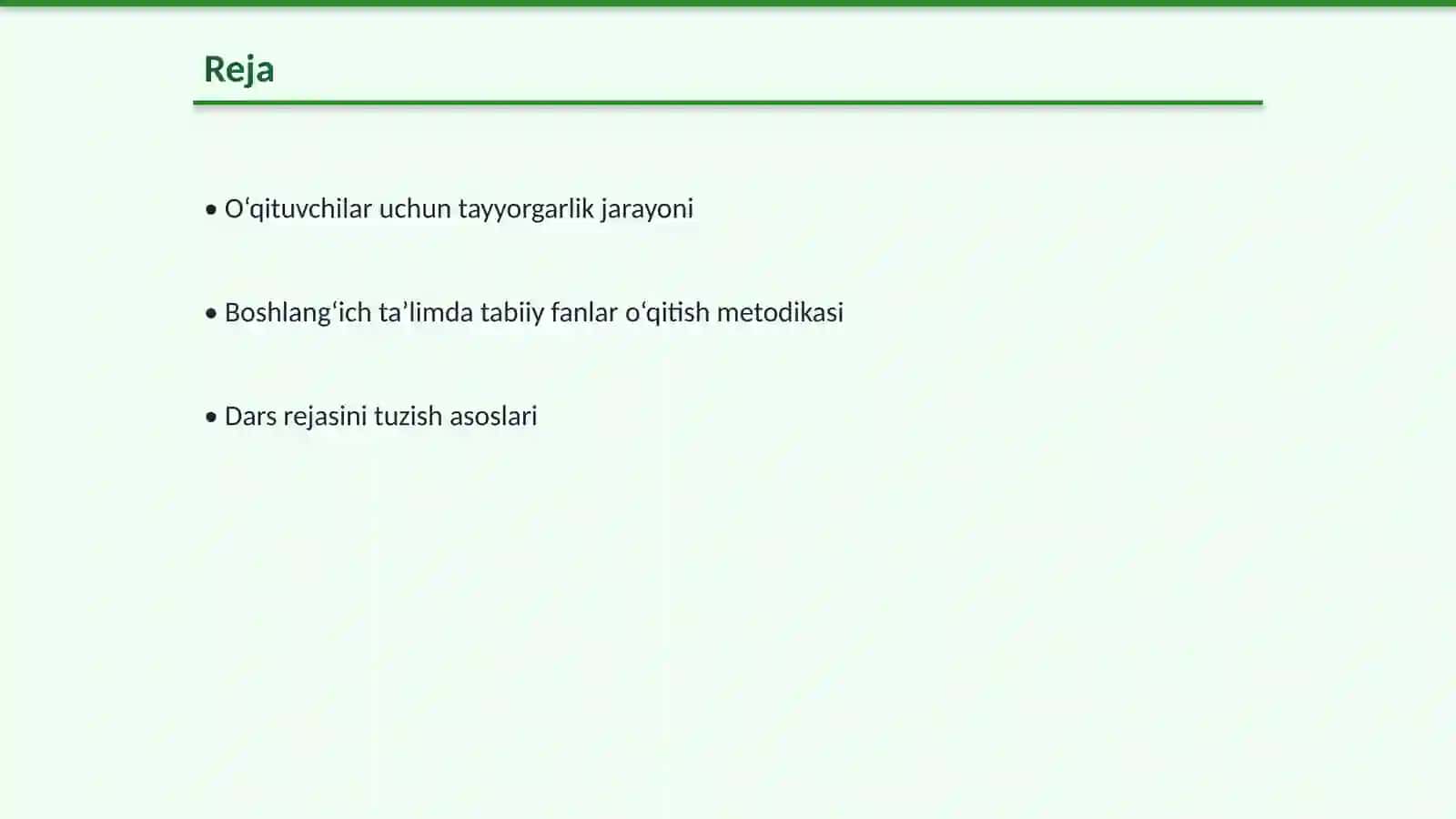 O‘qituvchini boshlang‘ich ta’lim tabiiy fanlar darslariga tayyorgarlik ko‘rishi 2