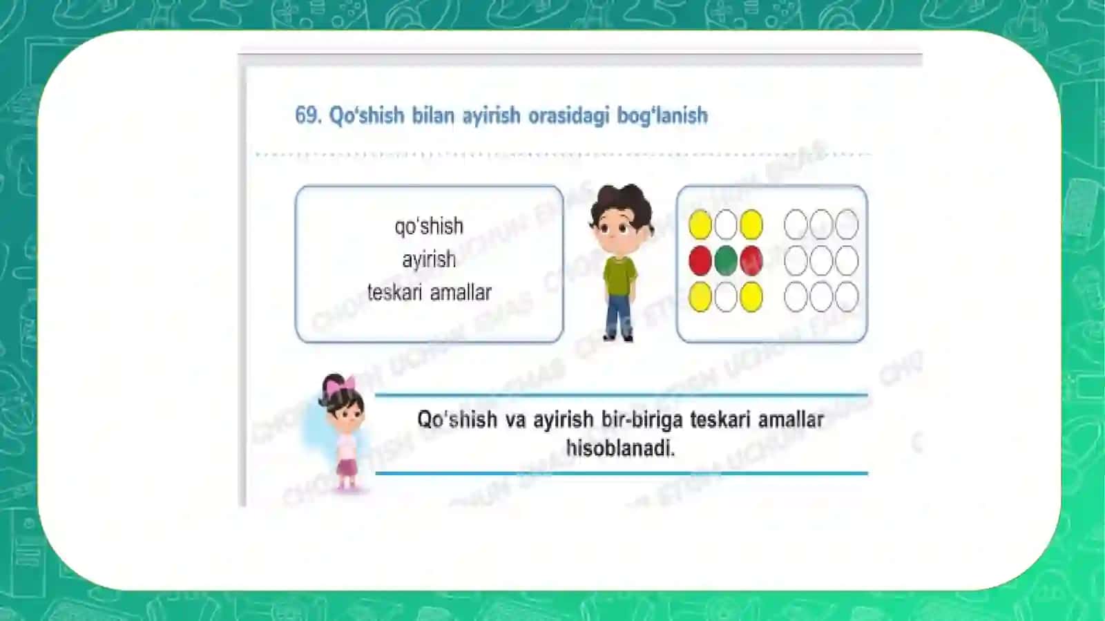 MATEMATIKA 1-SINF 2