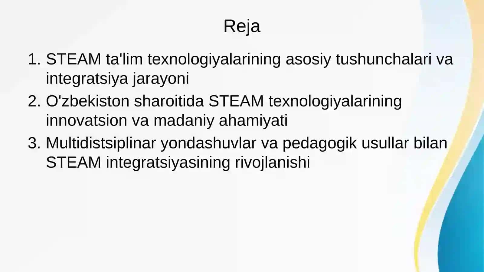 STEAM ta'lim texnalogiyasining intagratsion jarayoni 2