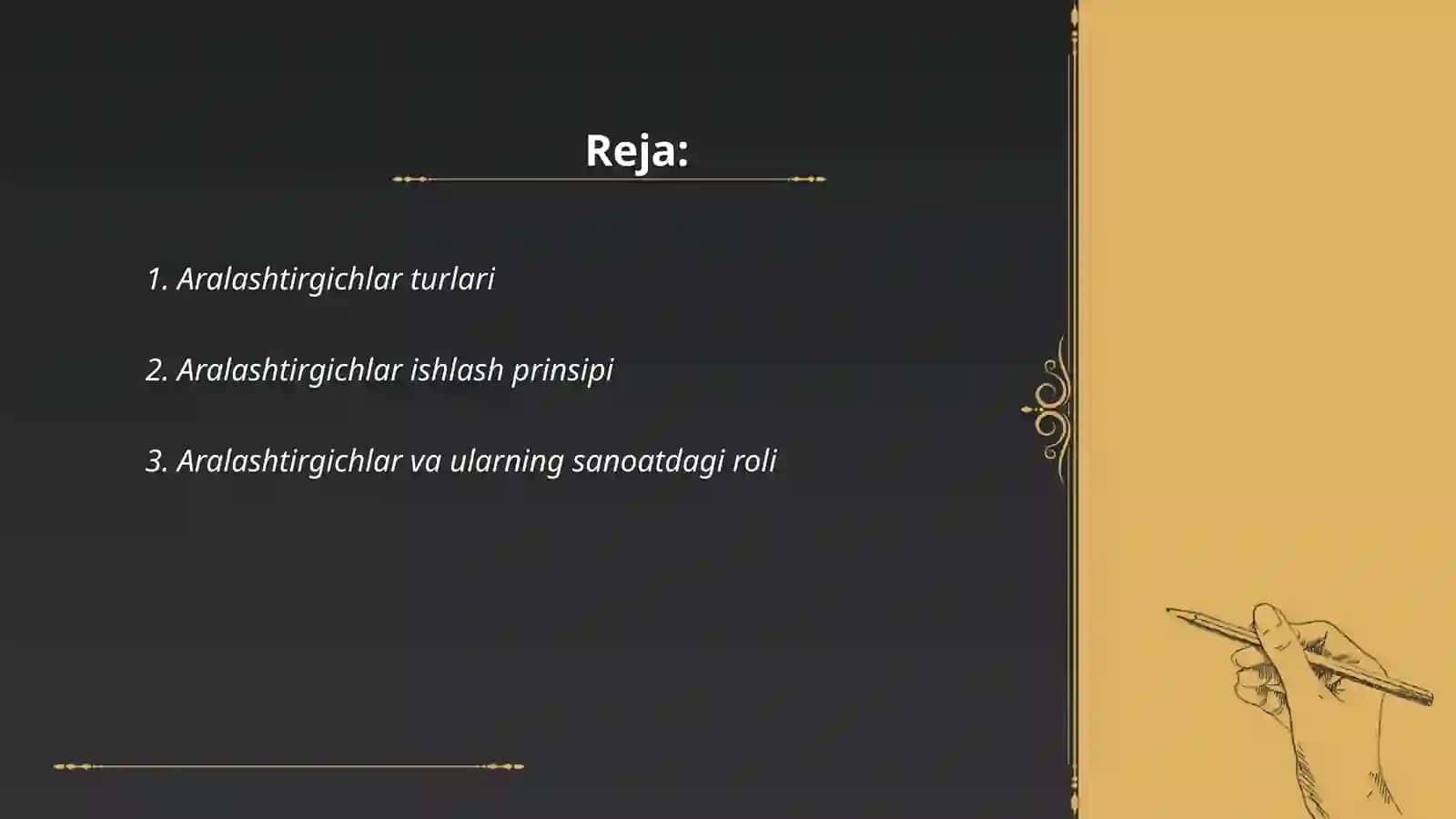 Aralashtirgichlar 2