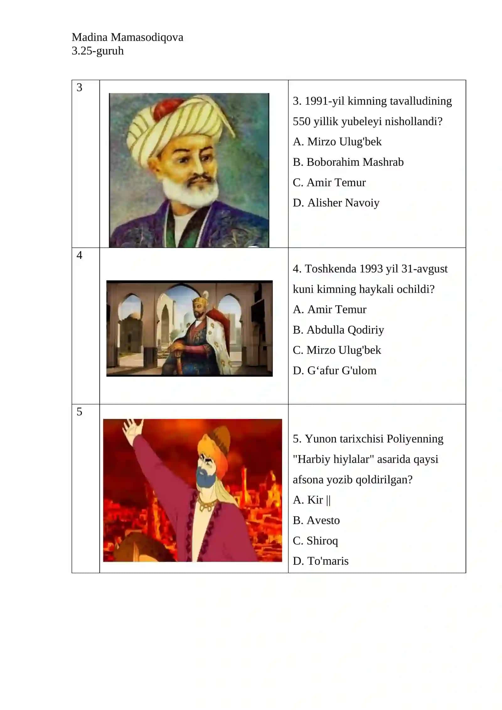 1938 yil 30-yanvar, Samarqand shahri davlat va siyosat arbobi. O'zbekiston Respublikasi Birinchi prezidenti. 2016 yil 2-sentabr Toshkent shahri bu so'zlar kimga tegishli? 2