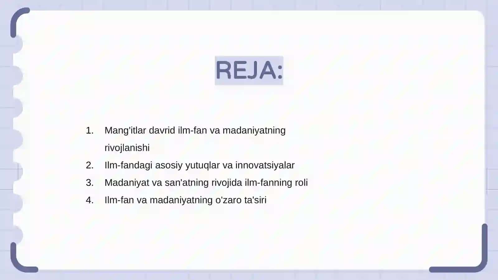Mang'itlar davrid ilm-fan va madaniyat 2