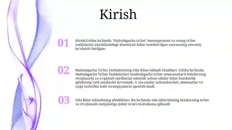 Maktabgacha Ta'Lim Tashkilotining Oila Bilan Ishlash Shakllari 2