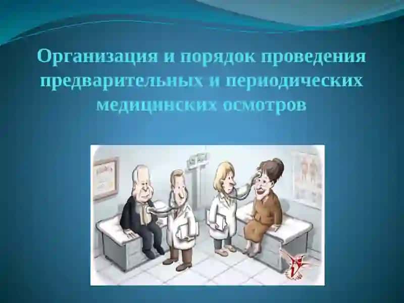 Организация и порядок проведения предварительных и периодических медицинских осмотров 2