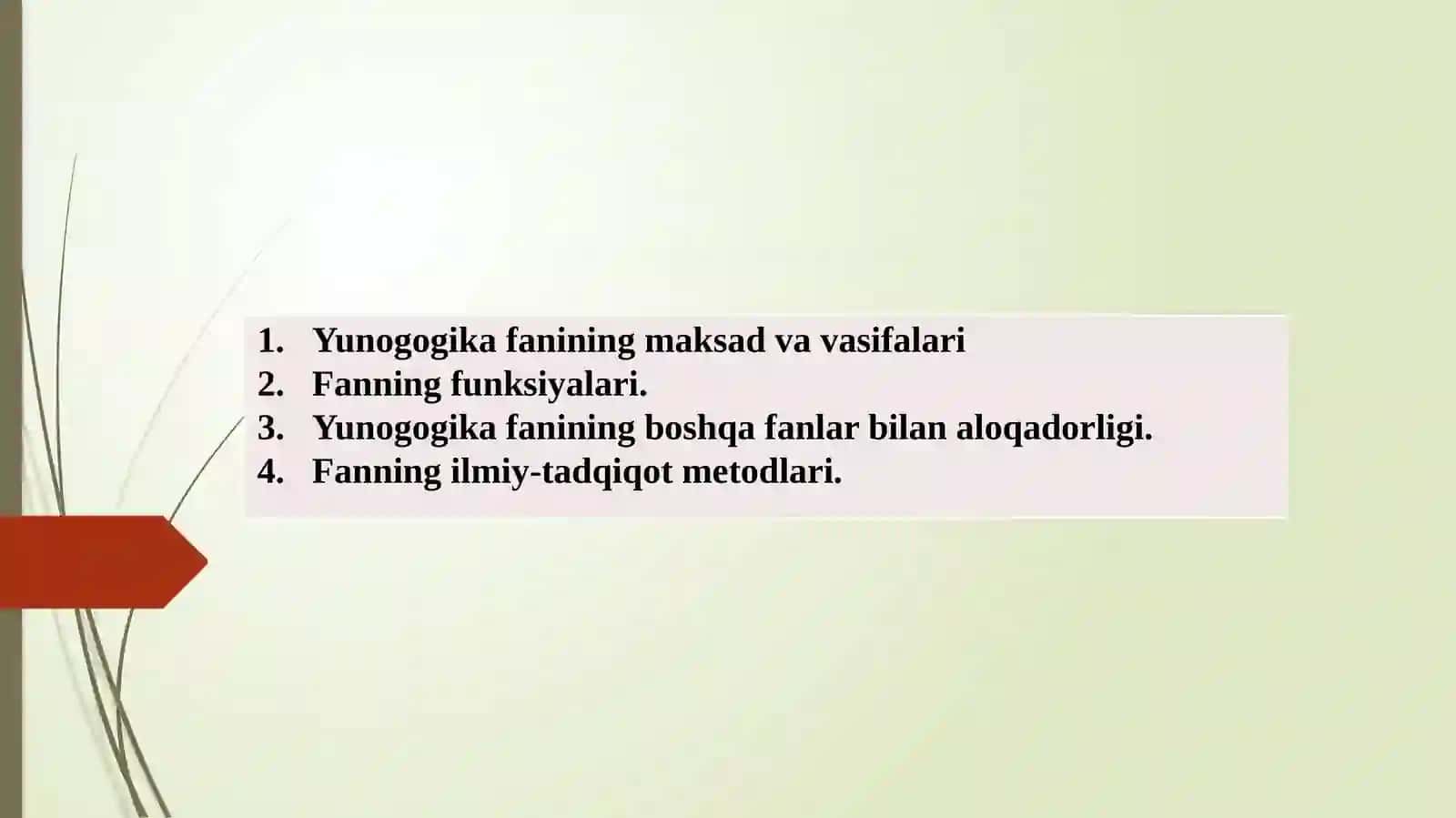 Yunogogika – pedagogikaning mustaqil sohasi sifatida 2