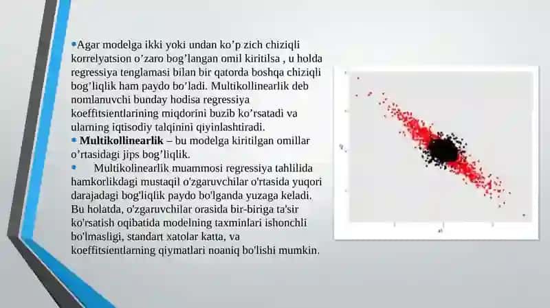 Multikollinearlik Muammosini aniqlash va bartaraf etish usullari 2