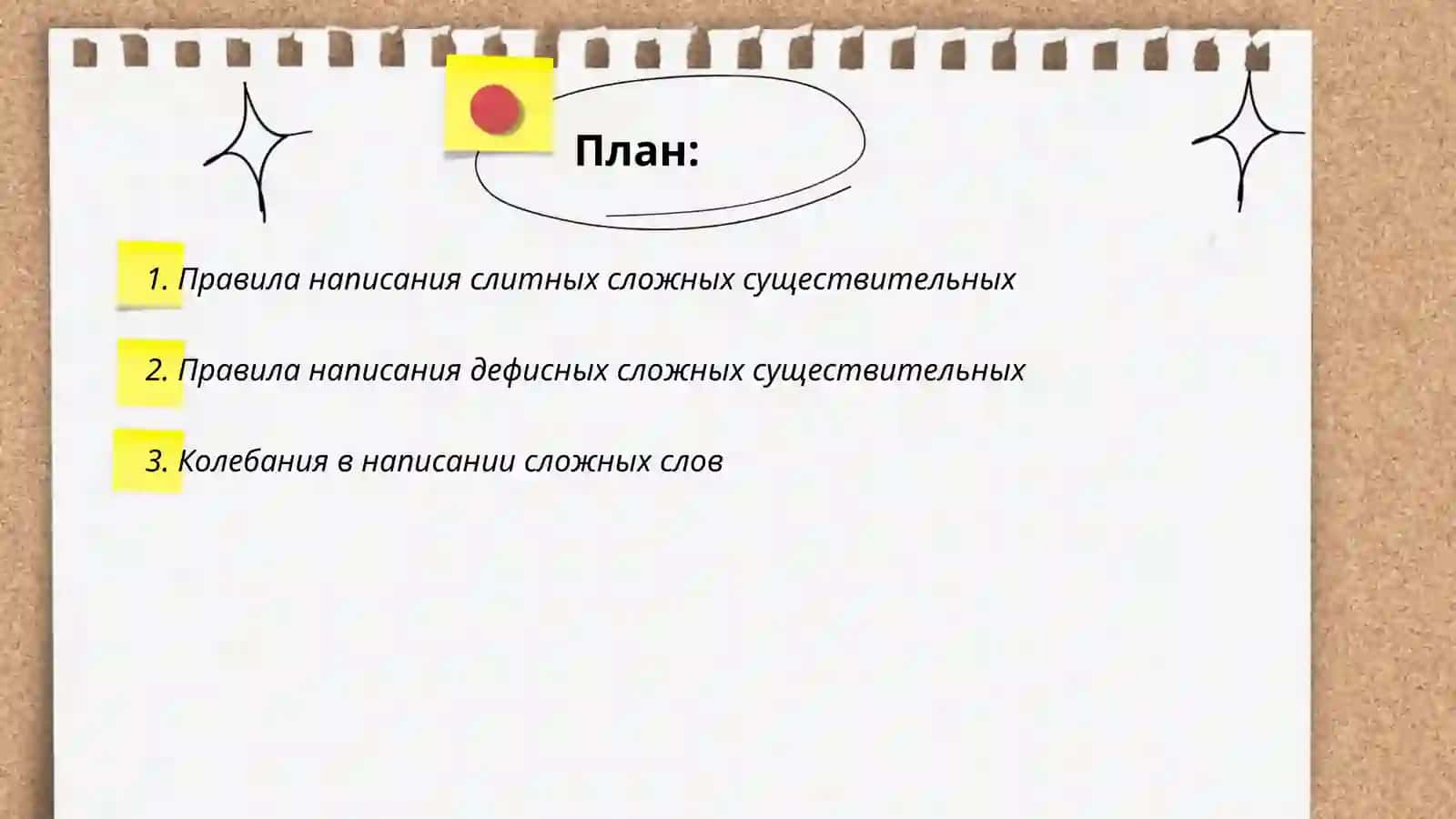 Общие правила правописания сложных слов. Колебания в написании сложных имен существительных. Сложные существительные с пол- полу-. Правописание сложных имен прлилагательных 2