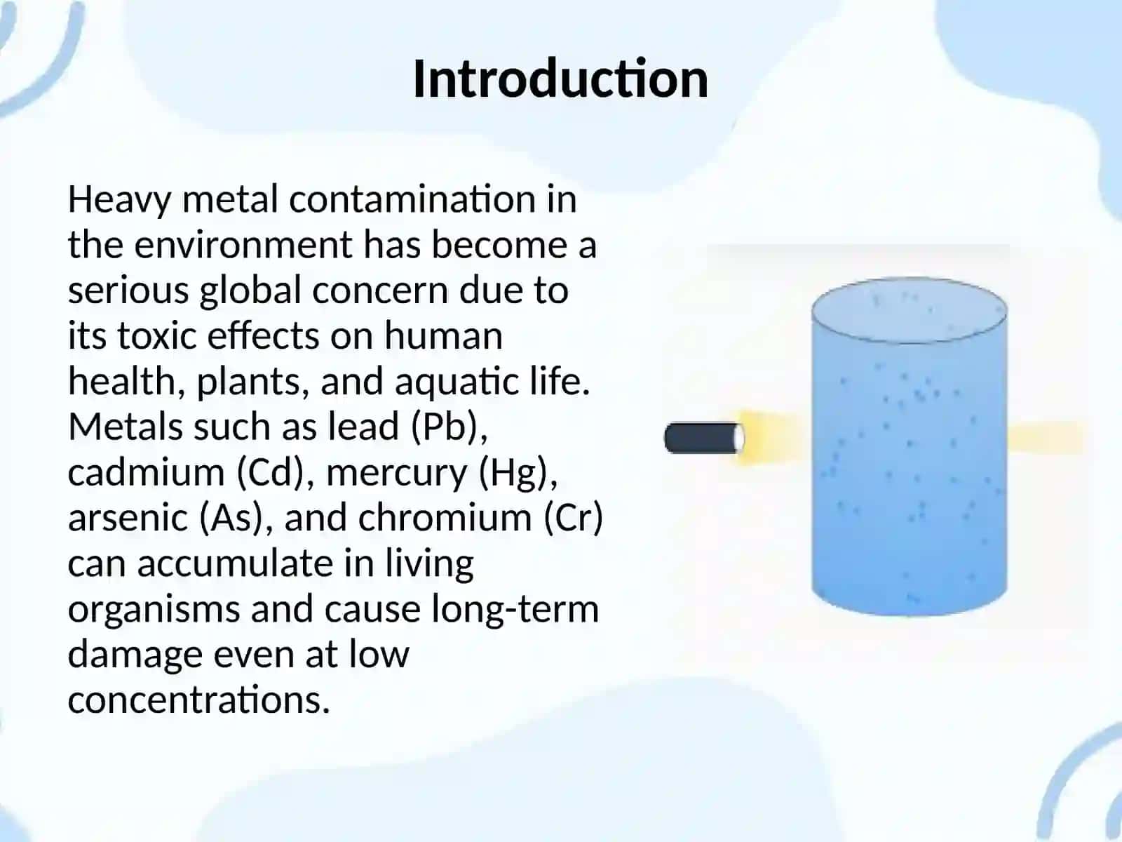 Photometric determination of heavy metals 2