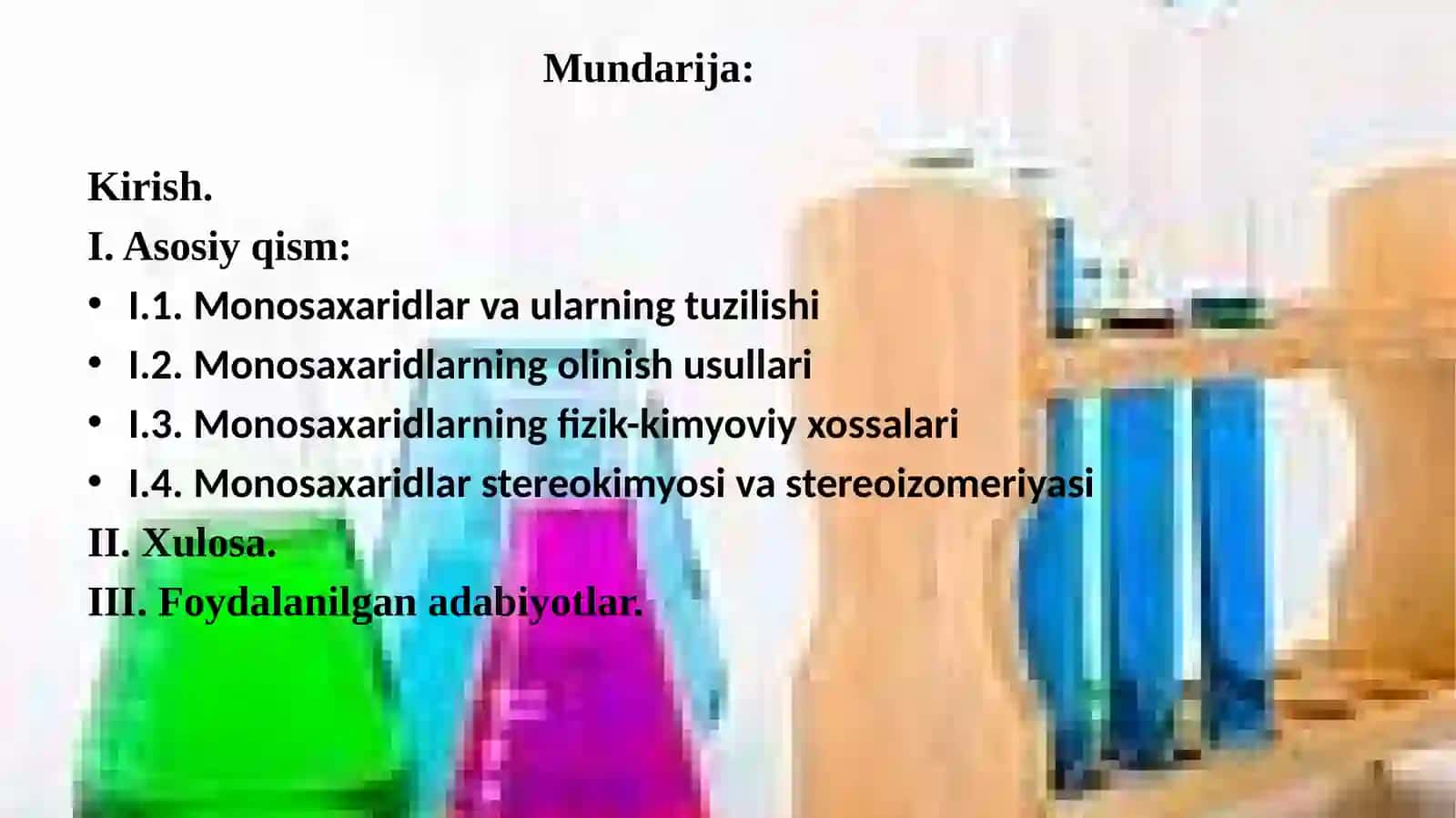 MONOSAXARIDLAR STEREIZOMERIYASI VA KONFORMATSIYASI 2