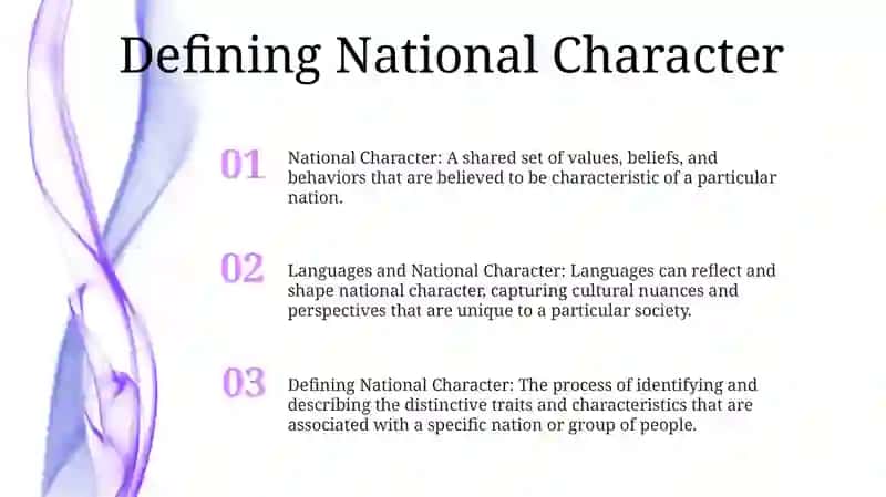 Languages And National Character 2