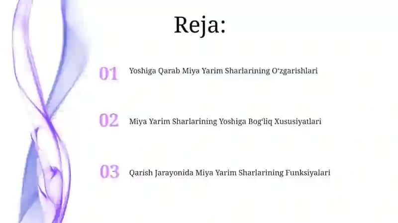 Miya Yarim Sharlarining Funksiyalari 2