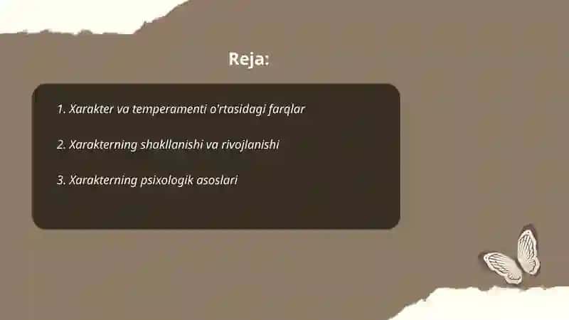 Xarakter va Temperament 2