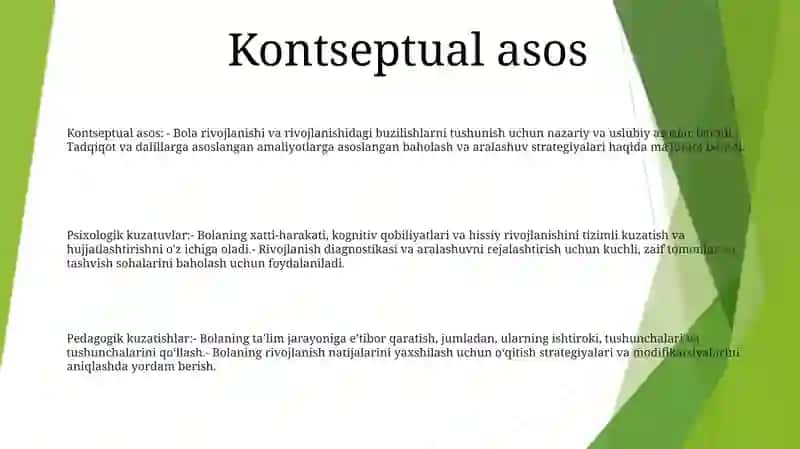 Psixologik Va Pedagogik Kuzatishlar Va Bolalar Rivojlanishida Oğishlarni Korreksiyalash Usullari 2