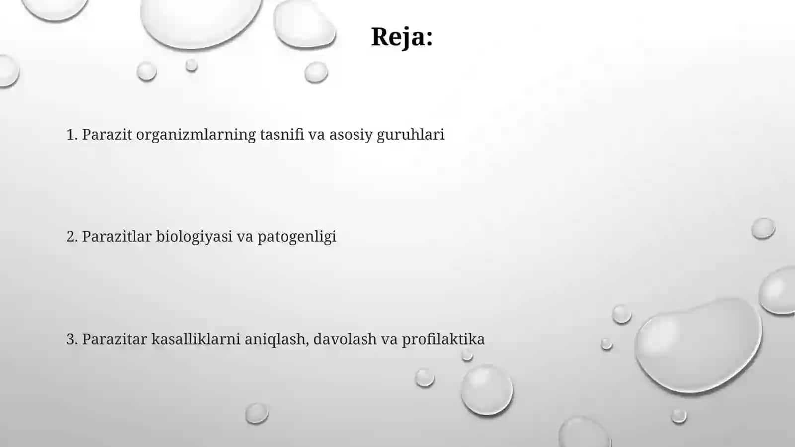 Parazit organizmlar klassifikatsiyasi 2