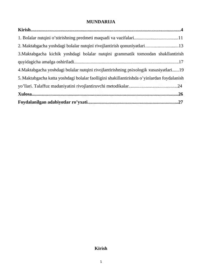 "Maktabgacha Yoshdagi Bolalarda Nutqning Talaffuz Madaniyati Tarbiyalash Usullari" 2