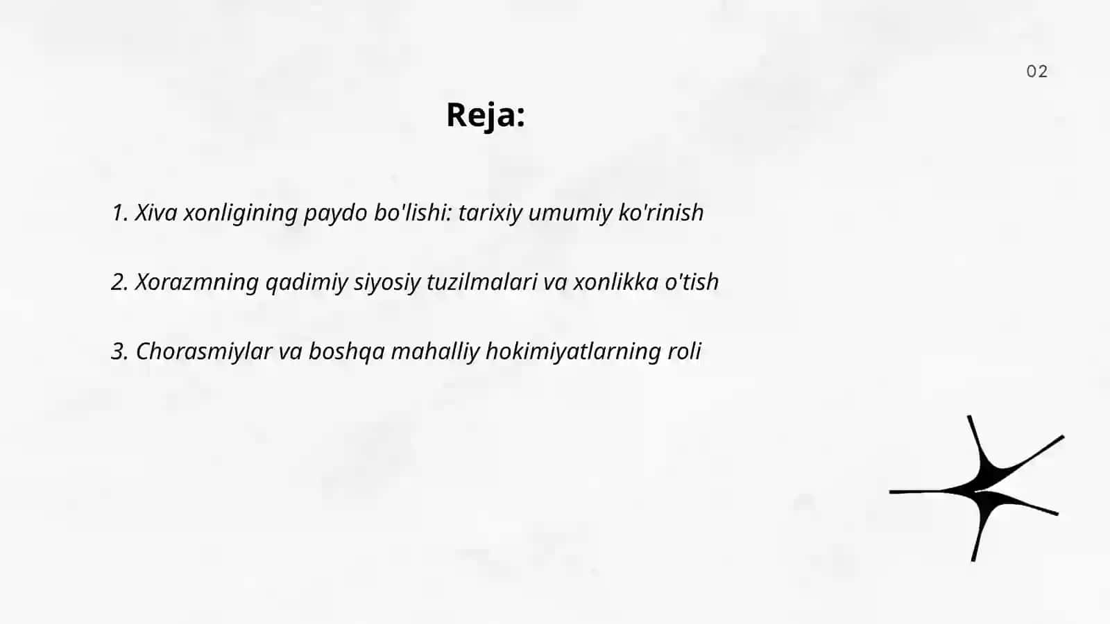 Xiva xonligining tashkil topishi 2