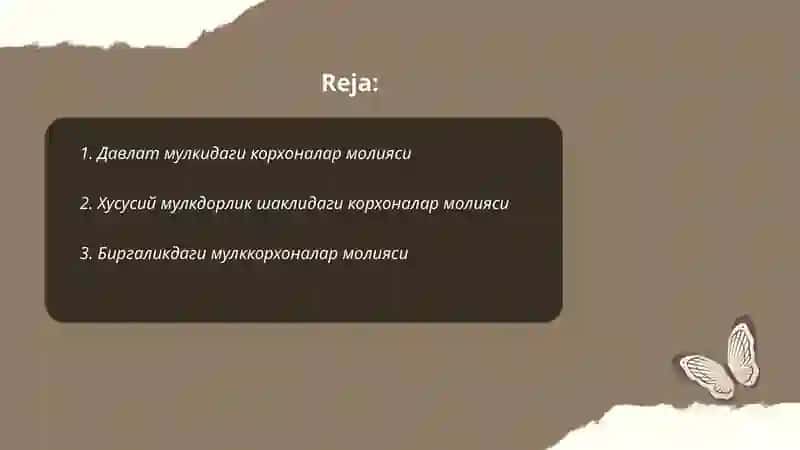 Давлат мулкидаги корхоналар молияси 2