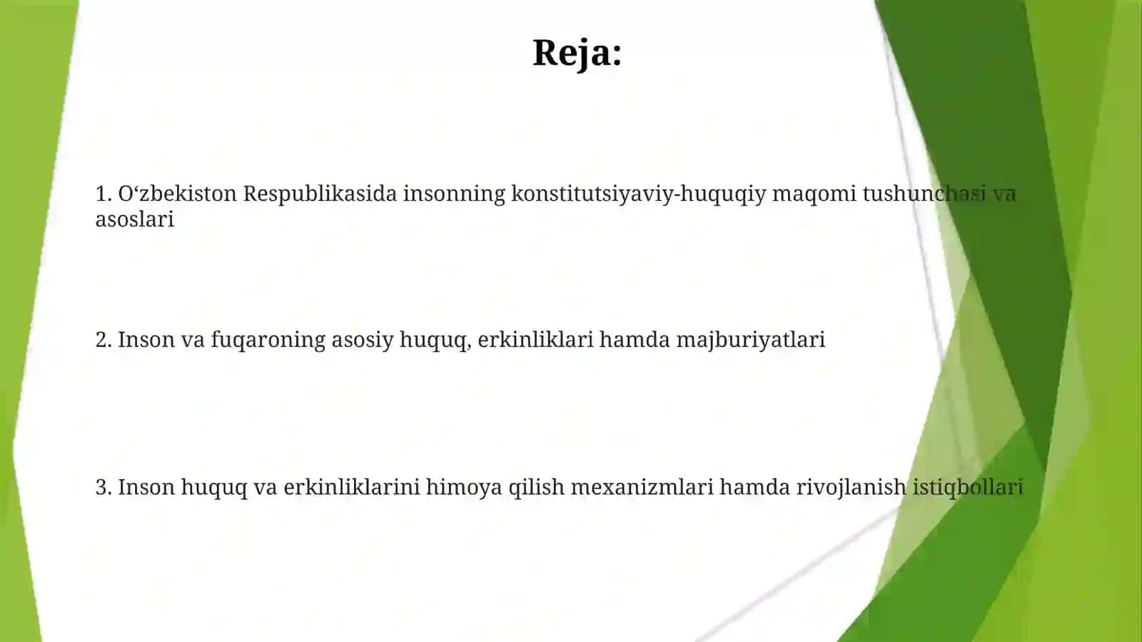 O‘zbekiston Respublikasida shaxsning konstitutsiyaviy huquqiy holati 2