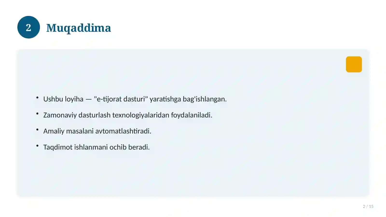 Visual Studio: e-tijorat uchun mahsulot va mijozlarni boshqarish dasturi 2