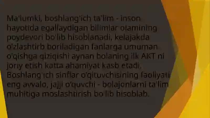 Geometrik materiallarni oʻrgatishda axborot texnologiyalaridan foydalanish 2
