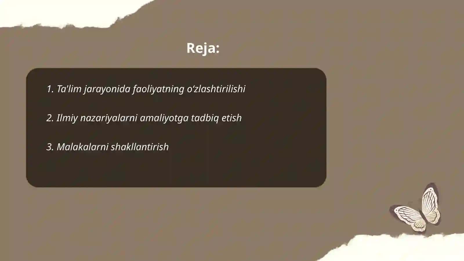 Ta'lim jarayonida faoliyatning oʻzlashtirilishi 2