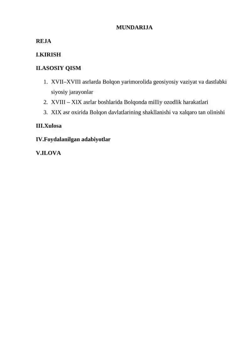 Bolqon yarimorolida xalqaro munosabatlar tizimi 2