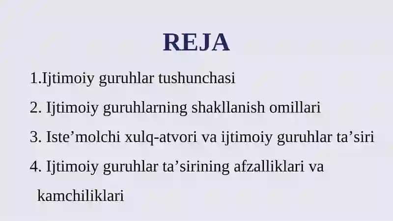 ISTE'MOLCHI VA IJTIMOIY GURUHLARNING IJTIMOIY MAYDONI 2
