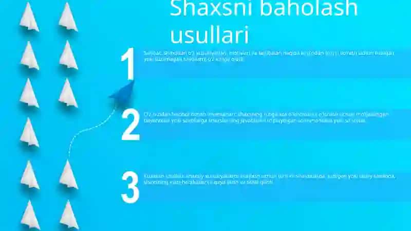 Shaxsni Tadqiq Etish Metodlari 2