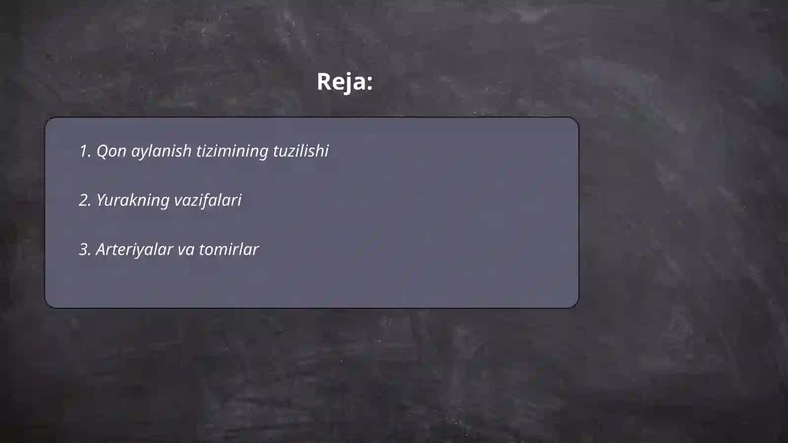 Qon aylanish sistemasi 2
