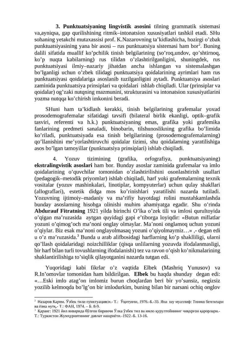 Yozma nutq me’yorlari. Yozma nutqning nazariy masalalari 2