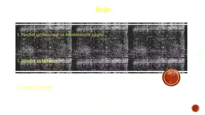 Binomial koeffisientlar 2