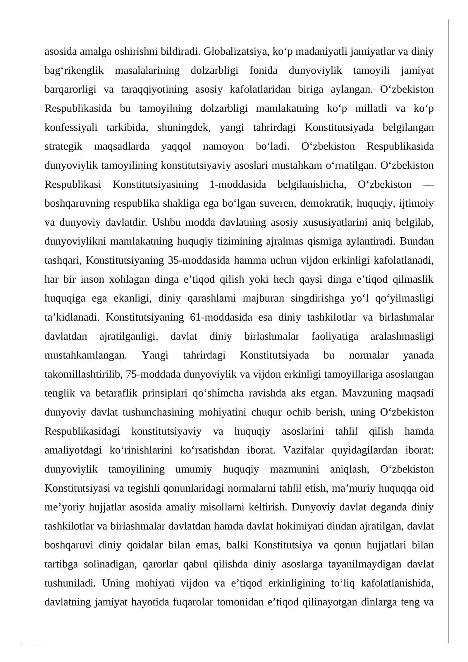 Dunyoviy davlat tushunchasi va mohiyati 2