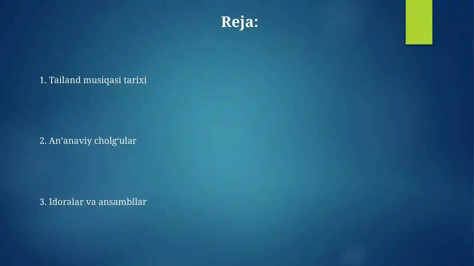 Tailand cholgʻulari va idoralar haqida maʼlumot 2