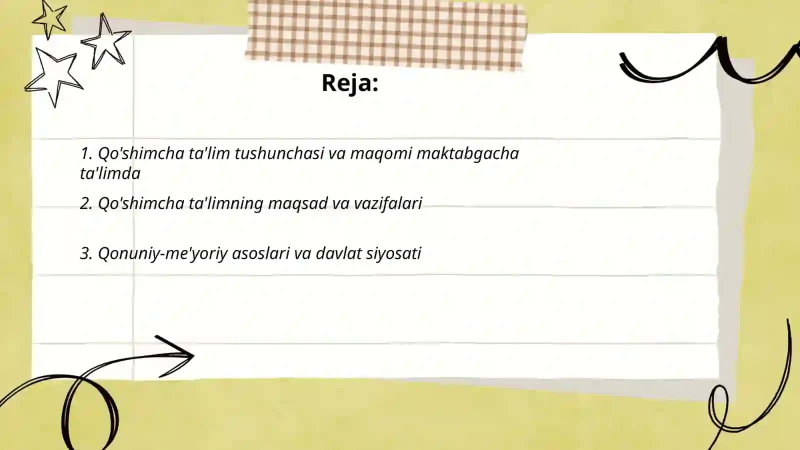 Maktabgacha ta'lim tashkilotida qo'shimcha talim tizimi 2