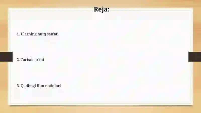 Qadimgi Rim notiqlari 2