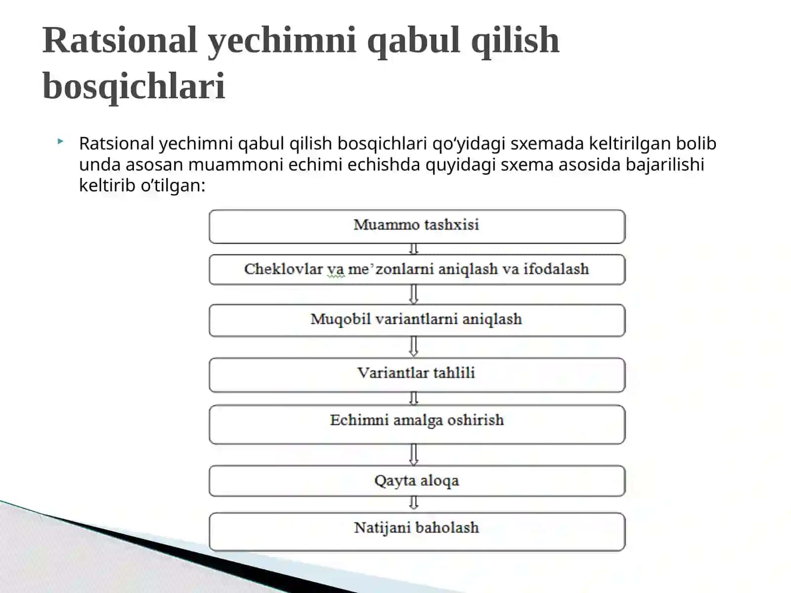 Muаmmаo tаhlili vа yechimgа kreаtiv yondаshuv 2