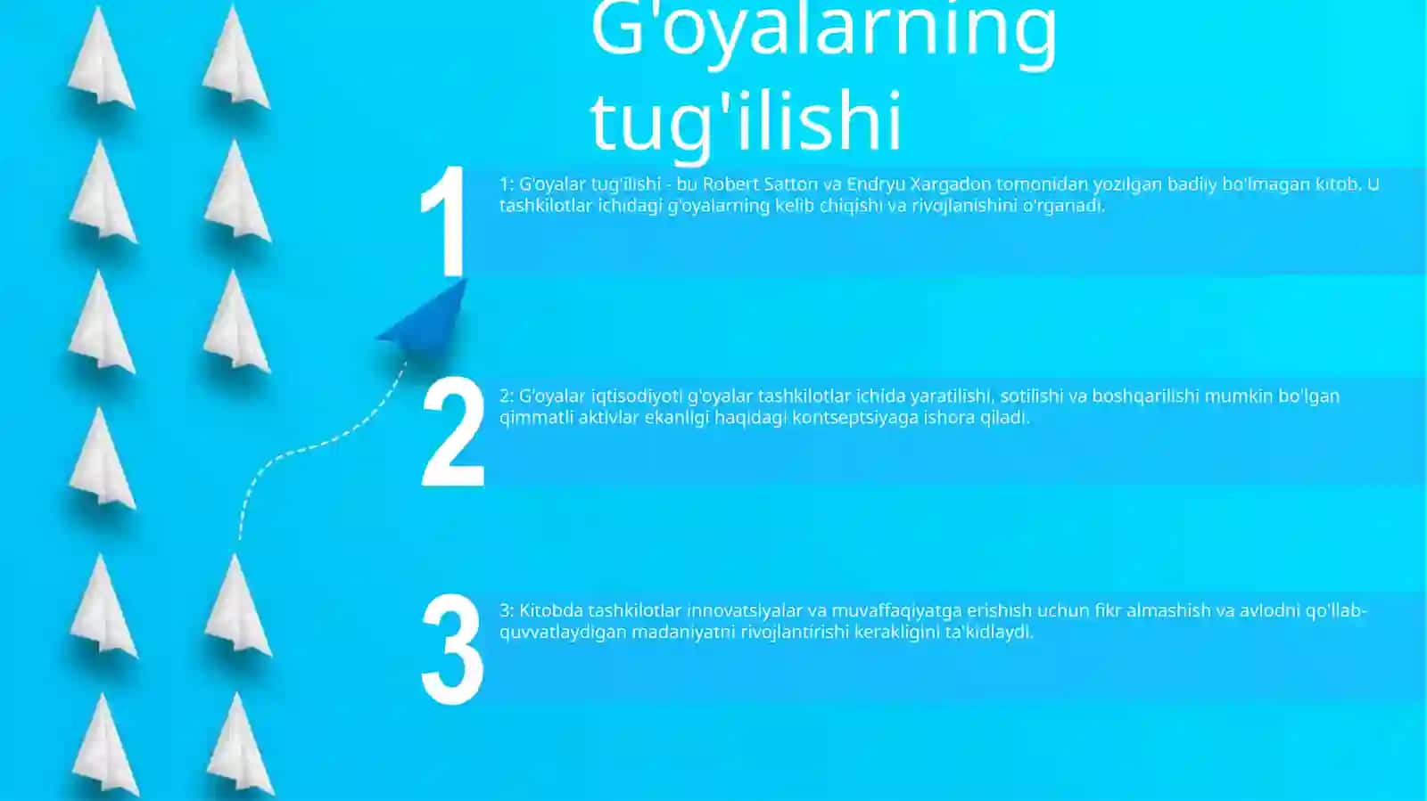 G'oyalarning tug'ilishi 2