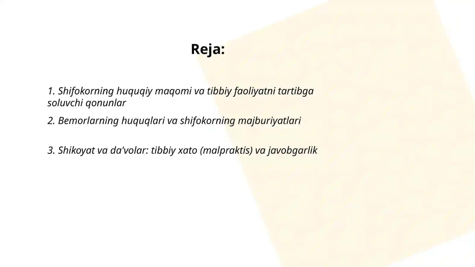 Zamonaviy jamiyatda shifokorning kasbiy faoliyatini huquqiy qo‘llab quvvatlash 2
