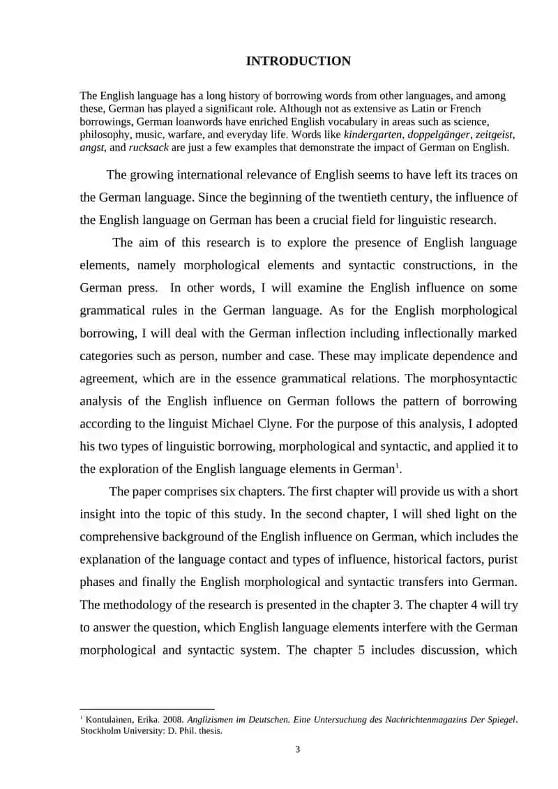 German Borrowings and Their Influence on the English Language 2