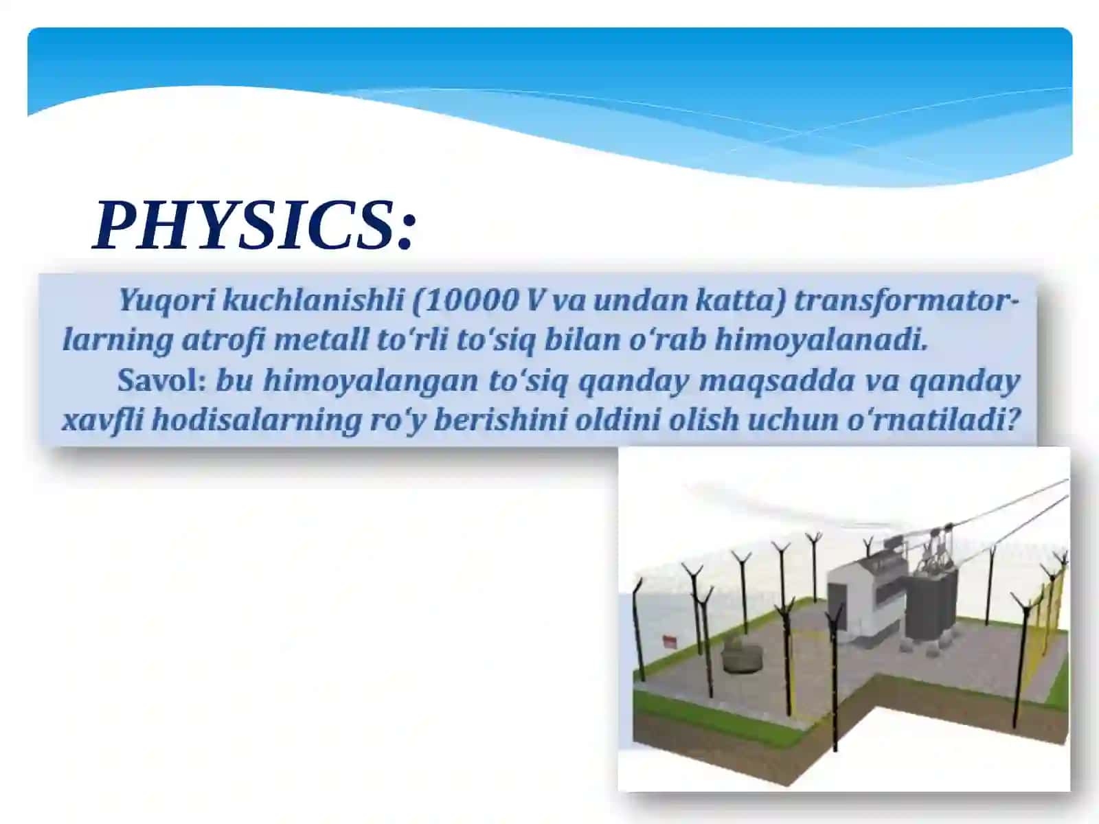 ELEKTR MAYDONDA JOYLASHGAN NUQTAVIY ZARYADNING POTENSIAL ENERGIYASI 2