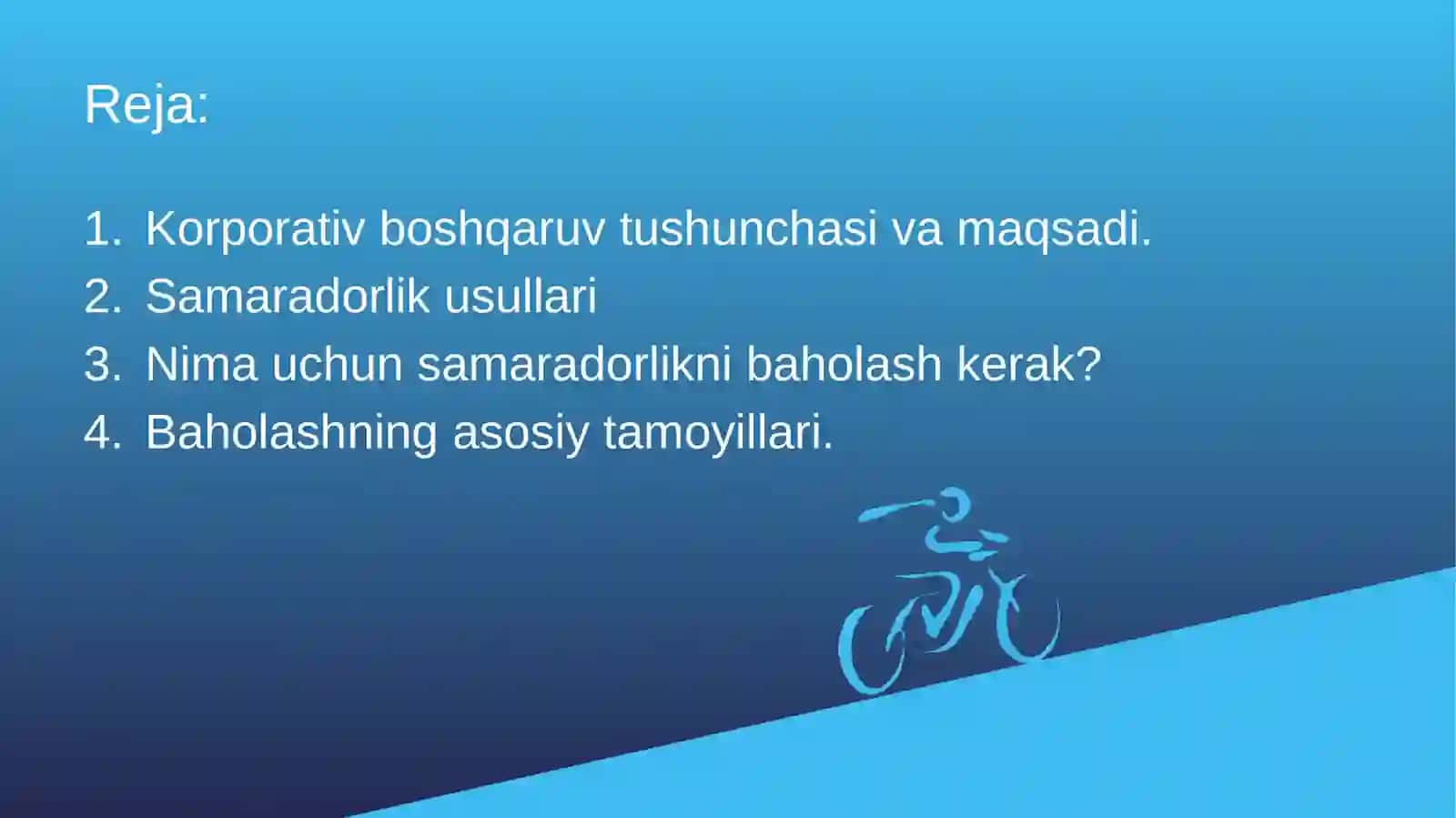 Korporativ boshqaruv samaradorligini baholashusullari 2